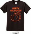 Happy Halloween with Pumpkin Sketch Youth T-shirt