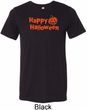 Happy Halloween with Pumpkin Tri Blend Tee