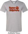 Happy Halloween with Pumpkin Tri Blend V-neck