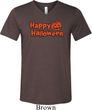 Happy Halloween with Pumpkin Tri Blend V-neck