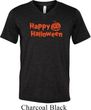 Happy Halloween with Pumpkin Tri Blend V-neck