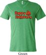 Happy Halloween with Pumpkin Tri Blend V-neck