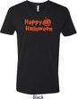 Happy Halloween with Pumpkin V-neck