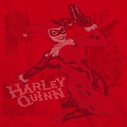Harley Quinn Faded Sketch Shirts