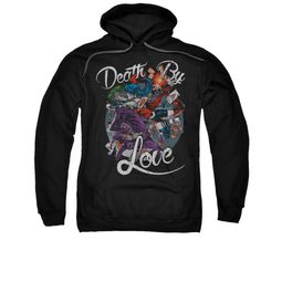 Harley Quinn Hoodie Death By Love Black Sweatshirt Hoody