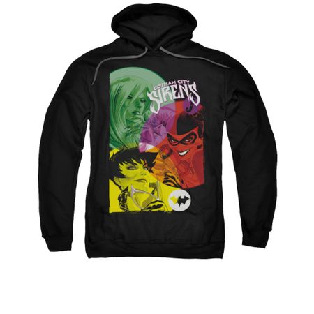 Harley Quinn Hoodie Gotham Sirens Black Sweatshirt Hoody
