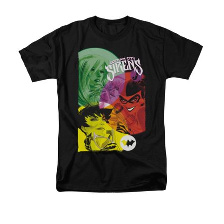 Harley Quinn Shirt Gotham Sirens Black T-Shirt