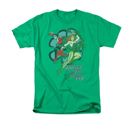 Harley Quinn Shirt Harley And Ivy Kelly Green T-Shirt