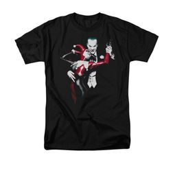 Harley Quinn Shirt Harley And The Joker Black T-Shirt