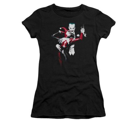 Harley Quinn Shirt Juniors Harley And The Joker Black T-Shirt