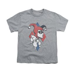 Harley Quinn Shirt Kids Profile Athletic Heather T-Shirt