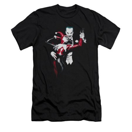 Harley Quinn Shirt Slim Fit Harley And The Joker Black T-Shirt