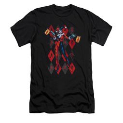 Harley Quinn Shirt Slim Fit Pow Pow Black T-Shirt