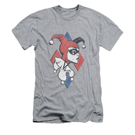 Harley Quinn Shirt Slim Fit Profile Athletic Heather T-Shirt