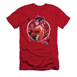 Harley Quinn Shirt Slim Fit Q Red T-Shirt Harley Quinn Shirt Slim Fit Q Red T-Shirt