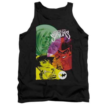 Harley Quinn Shirt Tank Top Gotham Sirens Black Tanktop