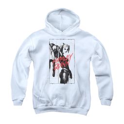 Harley Quinn Youth Hoodie Inked White Kids Hoody