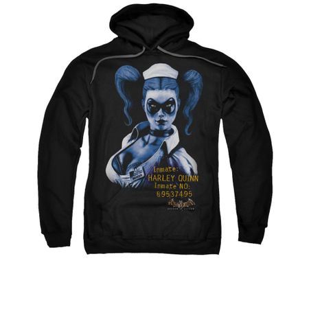 Harley Quinn Youth Hoodie Inmate Black Kids Hoody