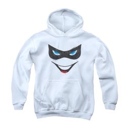 Harley Quinn Youth Hoodie Mask White Kids Hoody