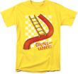 Hasbro Chutes and Ladders Adult T-shirt - Yellow Color
