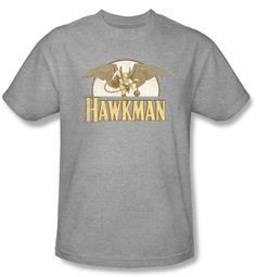 Hawkman Kids T-Shirt - Fly By DC Comics Athletic Heather Tee Youth