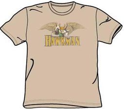Hawkman T-shirt - Hawkman Superhero Adult Sand Color Tee