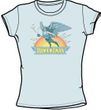 Hawkwoman T-shirt - DC Comics Light Blue Tee
