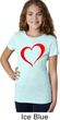 Heart Outline Girls Shirt