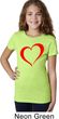 Heart Outline Girls Shirt