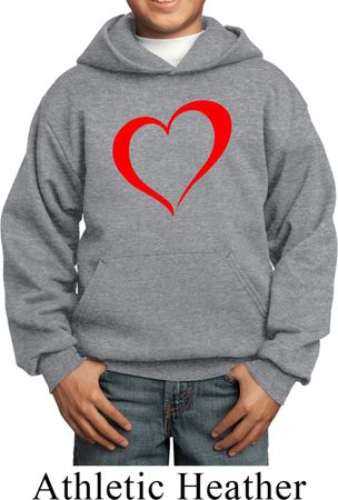 Heart Outline Kids Hoody