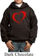 Heart Outline Kids Hoody