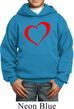 Heart Outline Kids Hoody