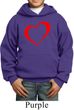 Heart Outline Kids Hoody
