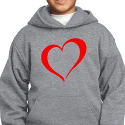 Heart Outline Kids Hoody Heart Outline Kids Hoody