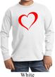 Heart Outline Kids Long Sleeve Shirt