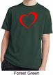 Heart Outline Kids Moisture Wicking Shirt