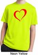 Heart Outline Kids Moisture Wicking Shirt