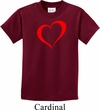 Heart Outline Kids Shirt