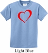 Heart Outline Kids Shirt