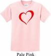 Heart Outline Kids Shirt