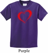 Heart Outline Kids Shirt