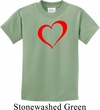 Heart Outline Kids Shirt