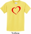 Heart Outline Kids Shirt