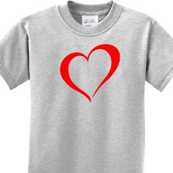 Heart Outline Kids Shirt Heart Outline Kids Shirt