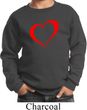 Heart Outline Kids Sweat Shirt