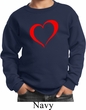 Heart Outline Kids Sweat Shirt