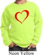 Heart Outline Kids Sweat Shirt
