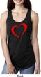 Heart Outline Ladies Ideal Tank Top