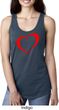 Heart Outline Ladies Ideal Tank Top