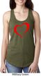 Heart Outline Ladies Ideal Tank Top